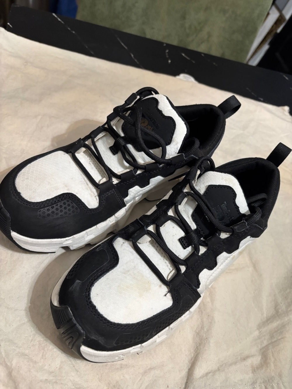Timberland PRO Men Black and White Trail Sneakers
